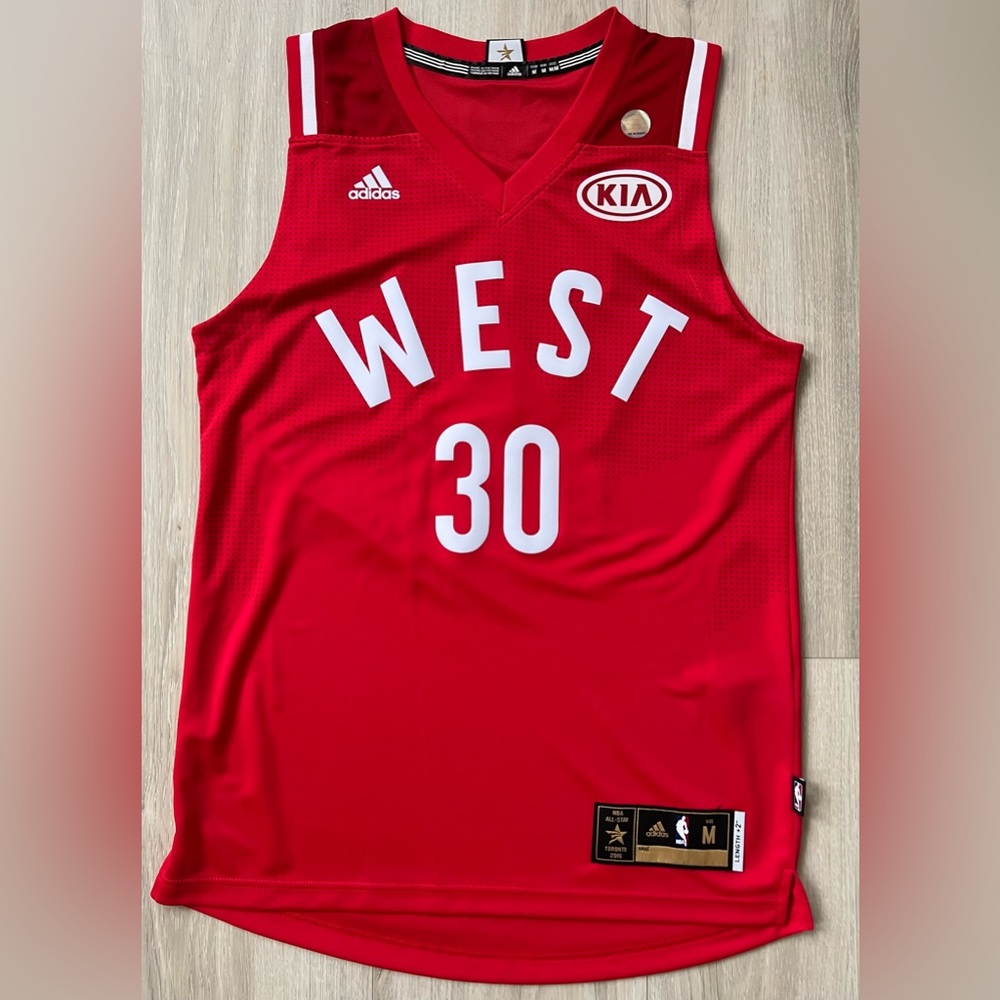 NBA Golden States Warriors Stephen Curry Allstar jersey
